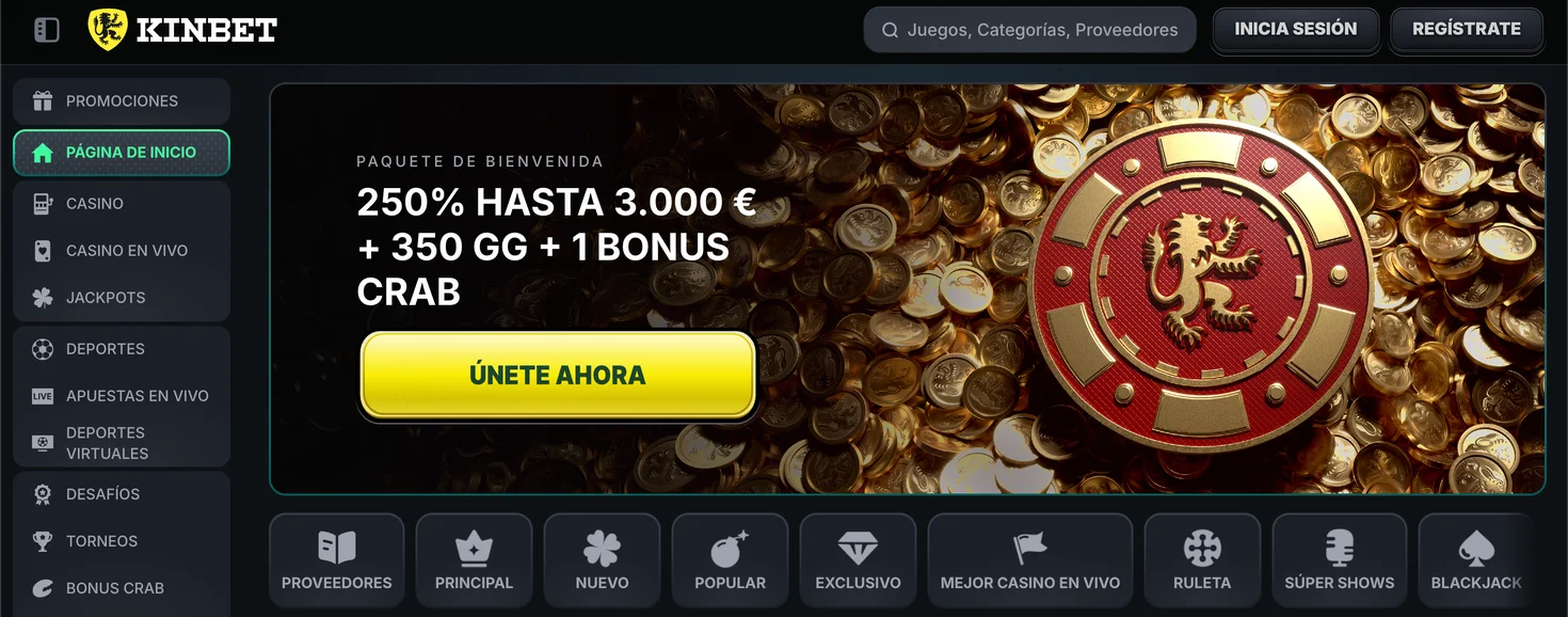 Lobby de Kinbet