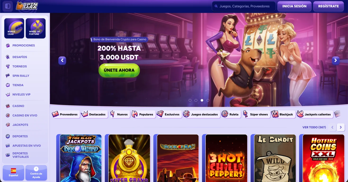 Spinbara casino sin DNI España