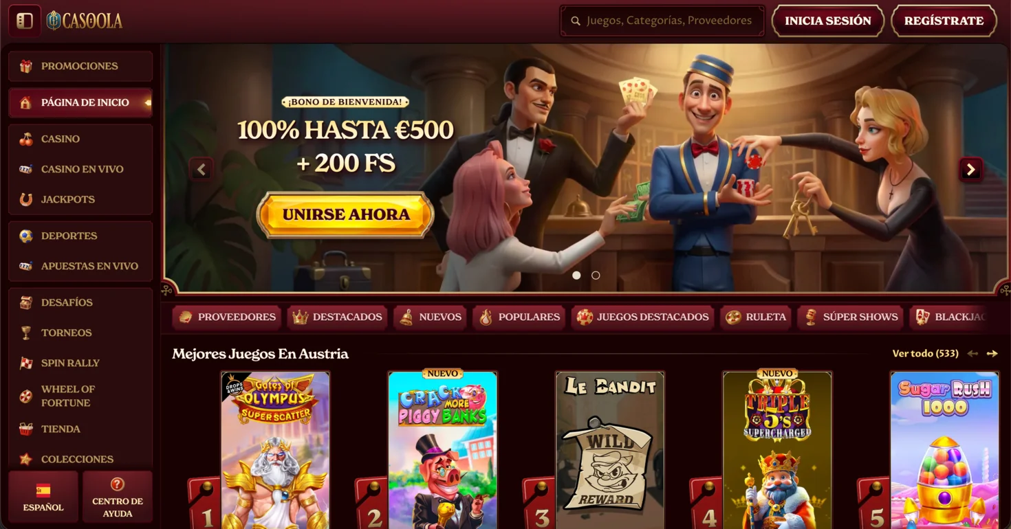 Casoola mejor casino sin licencia en España