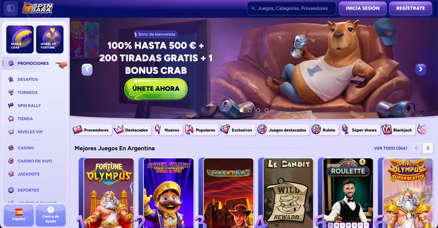 Spinbara casino online sin licencia