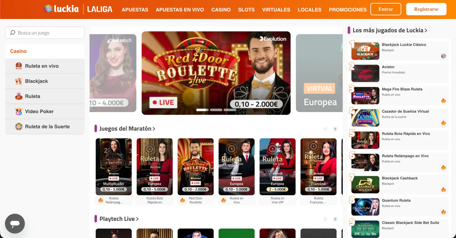 Luckia mejor casino con Google Pay