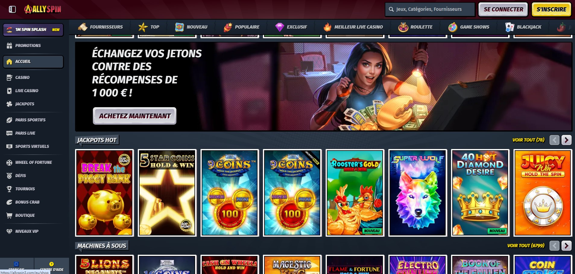 casino allyspin