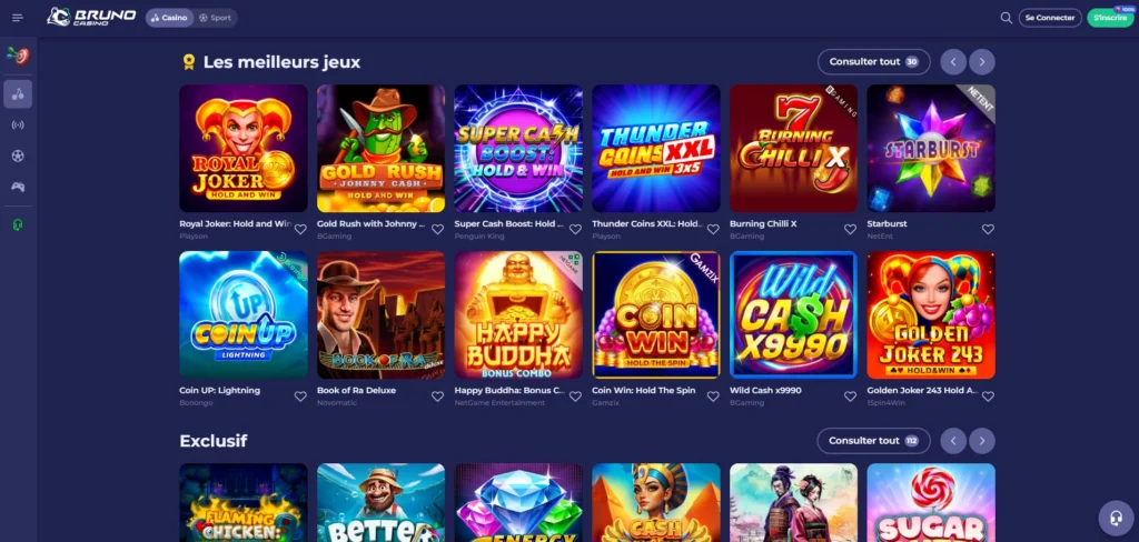 bruno casino application