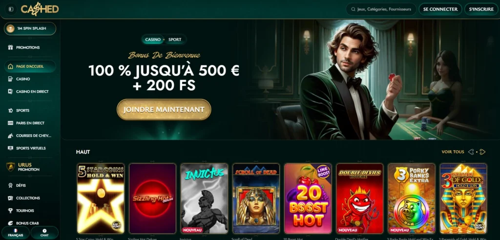 cashed casino