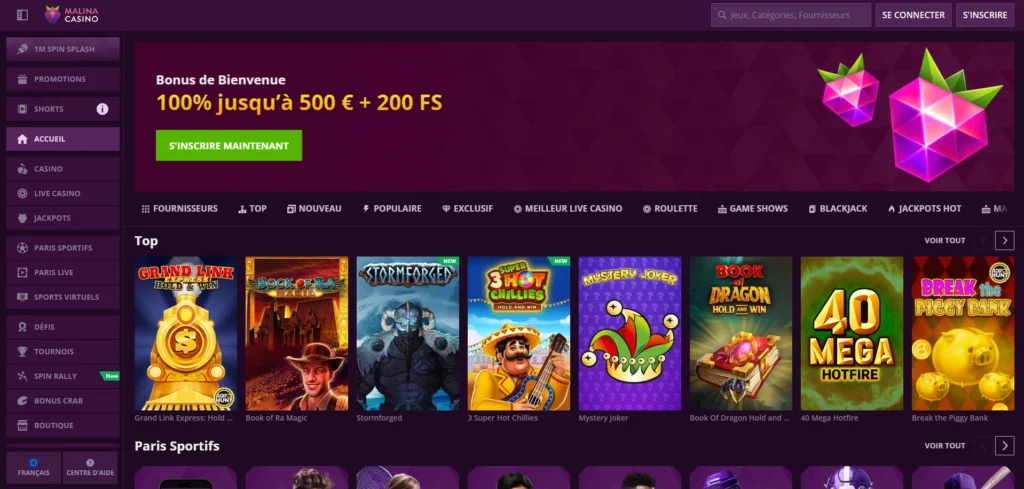 malina casino