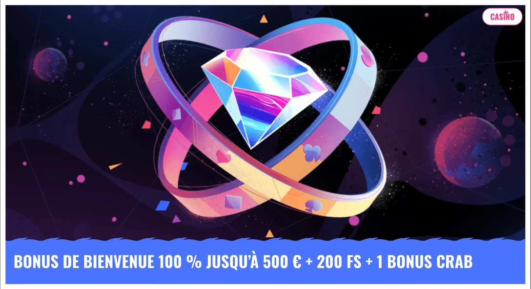 Bannière du bonus de bienvenue du casino Lunubet