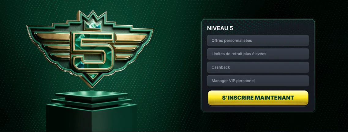 Avantages des niveaux VIP chez Kinbet
