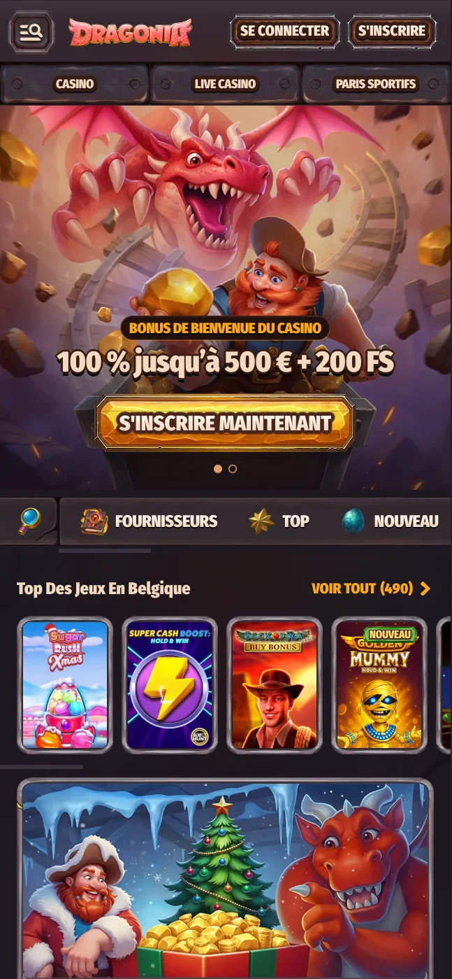 Dragonia Casino sur mobile