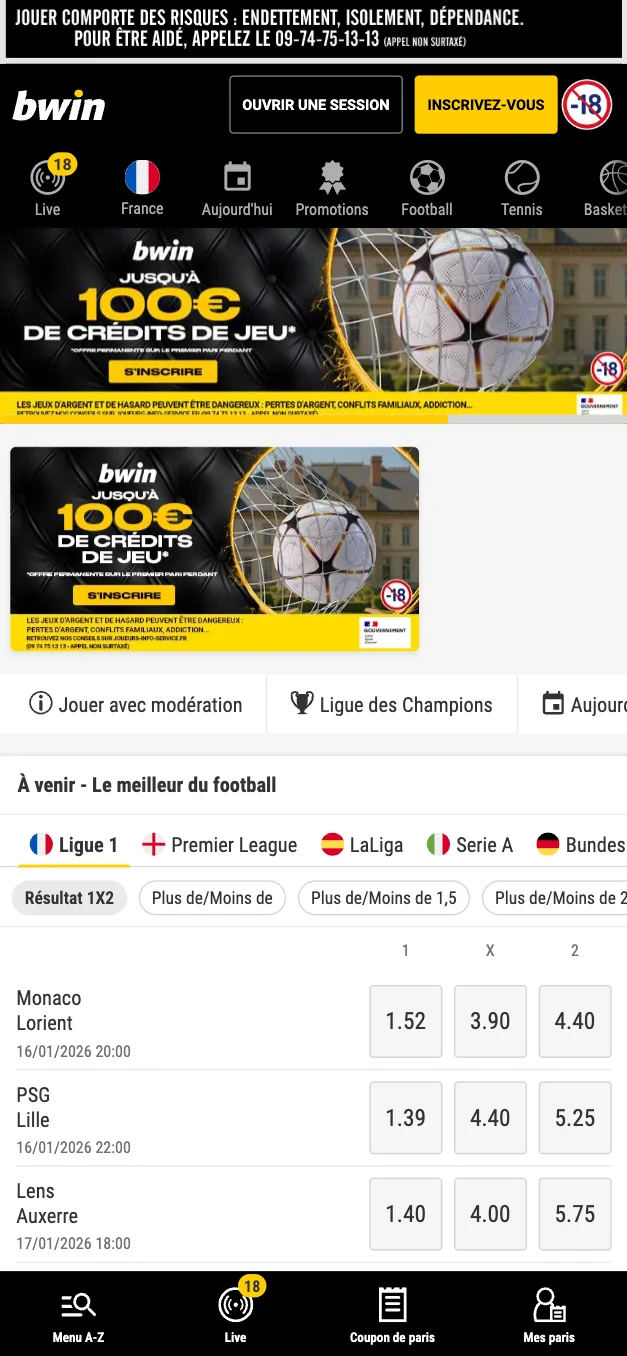 Bwin meilleur application casino argent réel