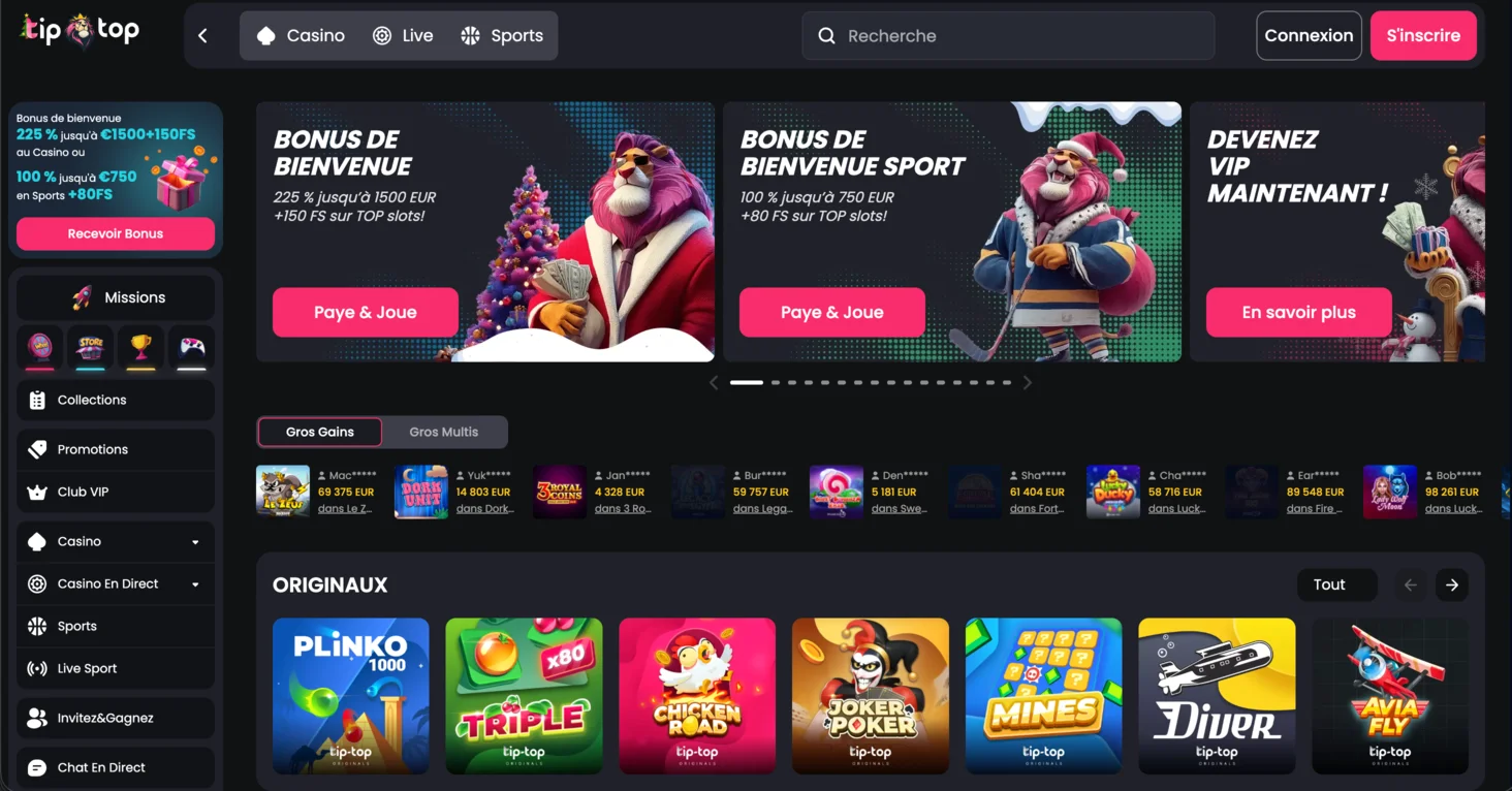 Tip-top casinos con Neteller