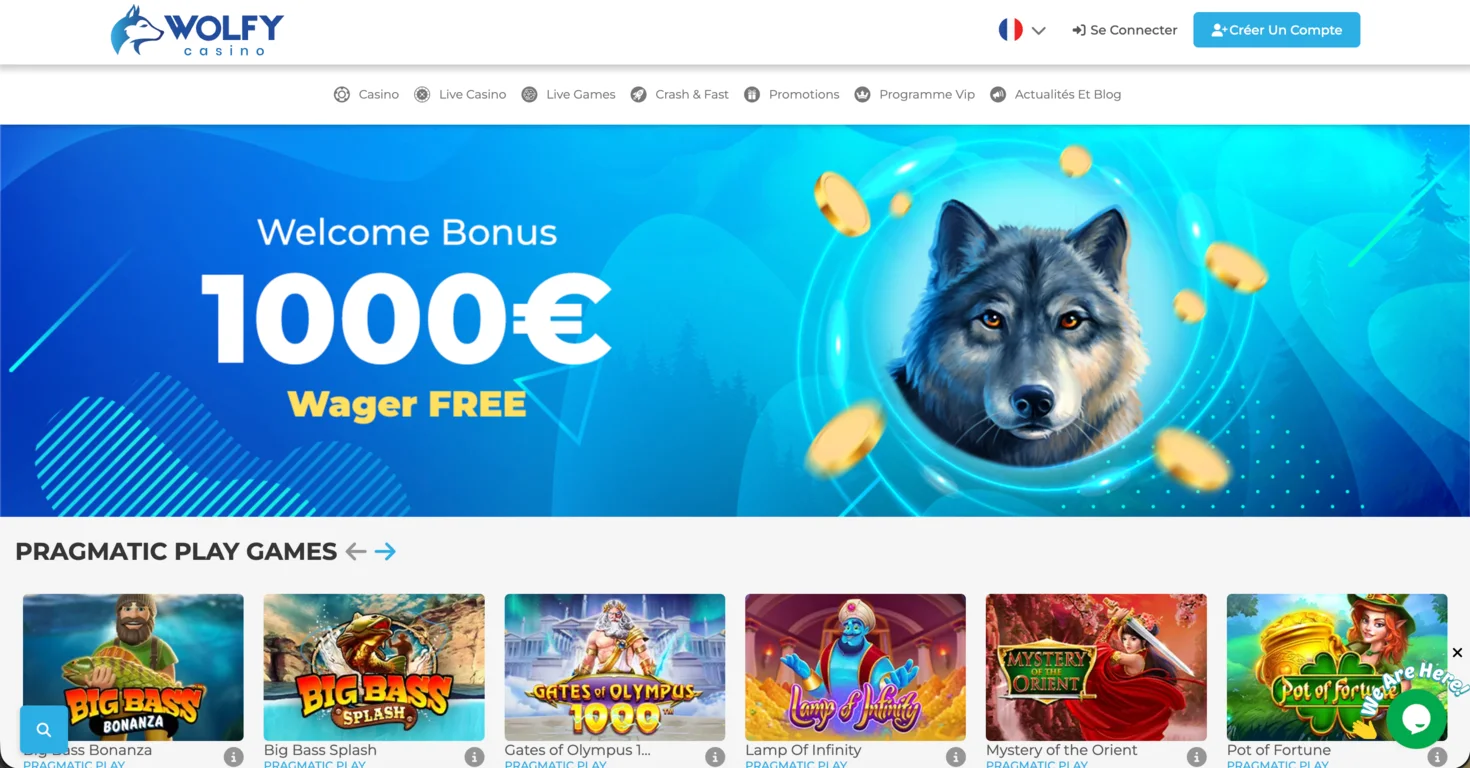 Wolfy casino sans wager