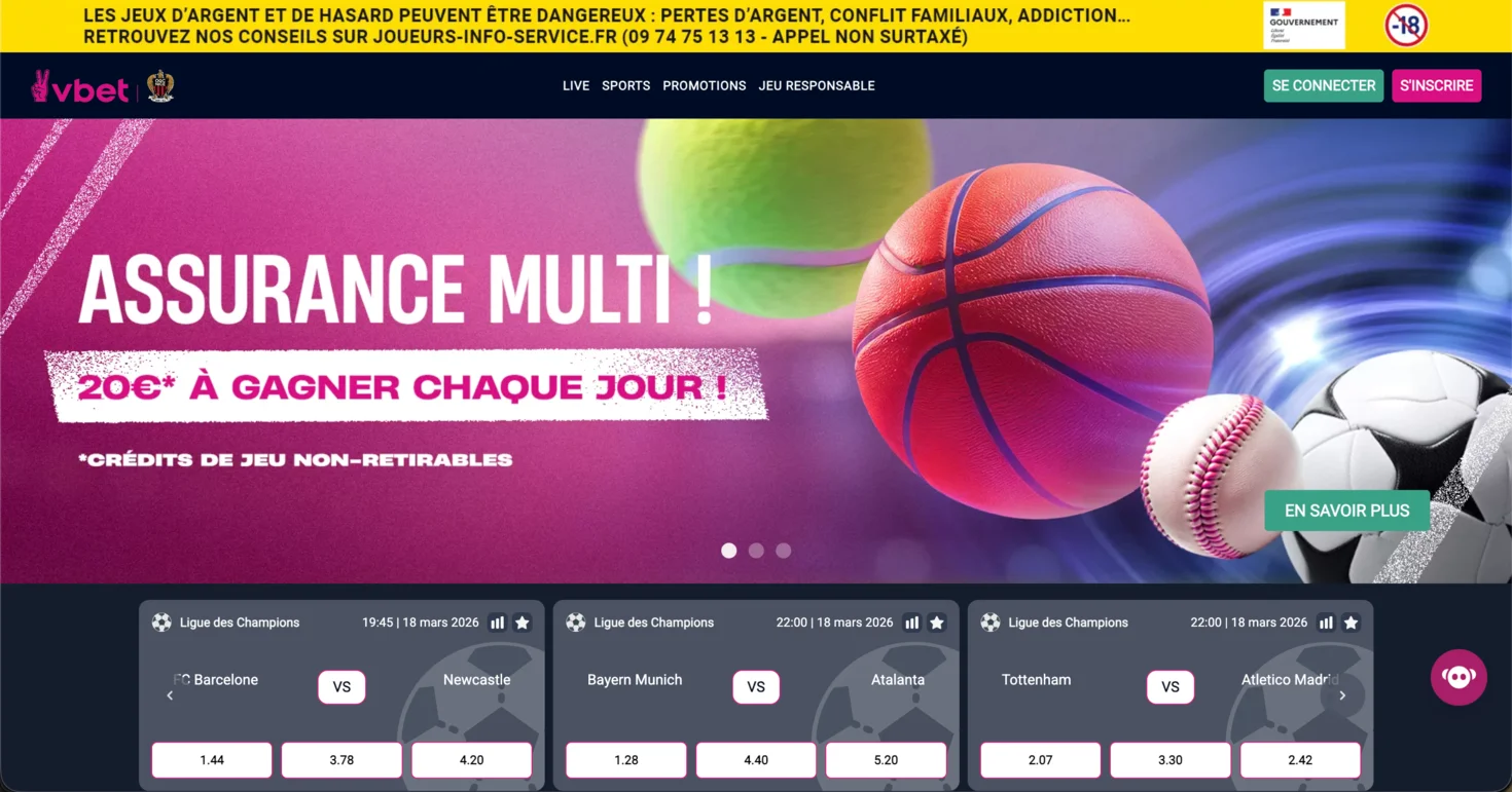 VBet casino sans documents
